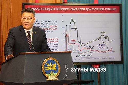 Фото: Сангийн сайд мэдээлэл хийлээ